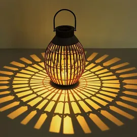 bmf-versand Solarleuchte Garten Laterne 2er Set 27cm Solarlampe Außen Außenleuchte Solar