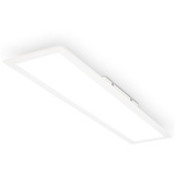 Briloner LED Badlampe, LED Panel Flach, Eckig, 78x18 cm, Weiß