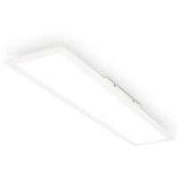 Briloner LED Badlampe, LED Panel Flach, Eckig, 78x18 cm, Weiß