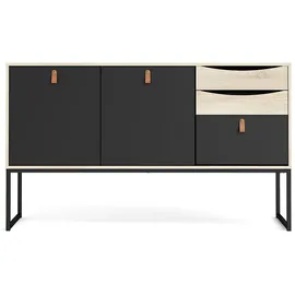 VCM Sady Sideboard 147 x 87 x 40 cm Schwarz