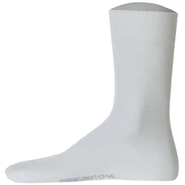 Hudson Herren Socken 2er Pack - Only Strumpf, Komfortbund, Einfarbig Weiss 39-42 (5,5-8 UK)
