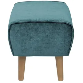 Soho Hocker Ellinor 56 x 46 x 41 cm türkis/petrol