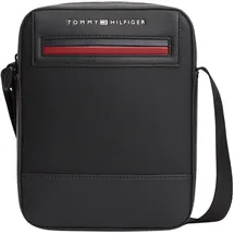 Tommy Hilfiger TH Foundation Mini Reporter Umhängetasche Kunstleder Black