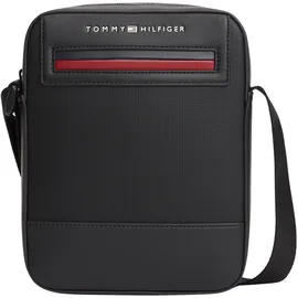 Tommy Hilfiger TH Foundation Mini Reporter Umhängetasche Kunstleder Black