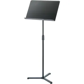 K&M 11926 Orchesternotenpult Schwarz - Notenständer bis 128 cm stufenlos ausziehbar - mit flachen Füßen