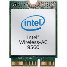 Intel Wireless-AC 9560 ohne vPro, 2.4GHz/5GHz WLAN, Bluetooth 5.0, M.2/A-E-Key
