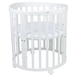 Waldin Babybett OWAL Kinderbett 7in1 mit Matratze,