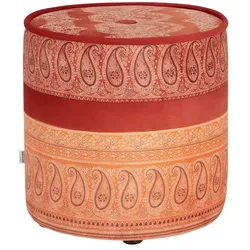 bassetti by SCHRÖNO Pouf  Tinetto ¦ orange ¦ Maße (cm): H: 44  Ø: 43