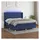vidaXL Boxspringbett 180 x 200 cm Blau