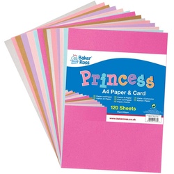 Prinzessin Pappe & Papier Set  (pro Set 120) Bastelbedarf Pappe & Papier
