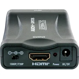 Schwaiger HDMI-Scart-Konverter 1920x1080 Schwarz