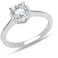 JEWLIX Verlobungsring JEWLIX 925 Silber Verlobungsring Herzen Zirkonia VR0120 silberfarben 58