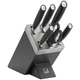 Zwilling All Star 7-tlg, Messerblockset, Silber, Anthrazit