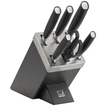Zwilling All Star 7-tlg, Messerblockset, Silber, Anthrazit