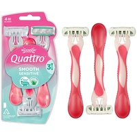 Wilkinson Sword myIntuition Smooth Sensitive Quattro womens 3er Pack