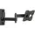 MELICONI CME EDR100, TV-Wandhalterung mit Doppelarm, Neigbare TV-Halterung, Flachbildschirmhalterung von 14" bis 25", VESA 50-75-100x100, Belastbarkeit 17 Kg, Schwarz