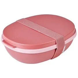 Mepal - Lunchbox Ellipse Duo - Meal Prep Box für Erwachsene & Salatbox zum Mitnehmen - Brotdose für ein gesundes Mittagessen - Ideal für Sandwiches