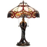 Clayre & Eef Schreibtischlampe Clayre & Eef -Lumilamp- Tischlampe Lampe Schreibtischlampe Tiffany