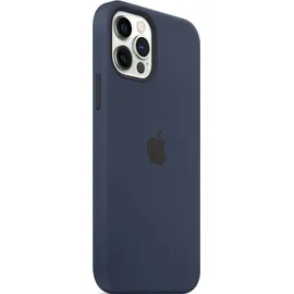 Apple iPhone 12 Pro Max Silikon Case mit MagSafe dunkelmarine