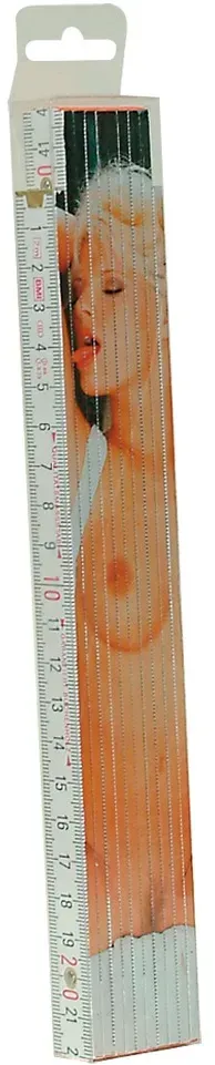 Zollstock, 2 m, vollflächig, 2-seitig bedruckt – praktisches Werkzeug