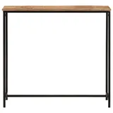 vidaXL Konsolentisch 80x30x74 cm Massivholz Mango und Eisen