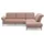 Home Affaire Ecksofa HOME AFFAIRE "Coco L-Form", rosa (altrosa), B:294cm T:242cm, 95% Polyester, 5% Polyamid, Sofas, Ecksofa, Sitztiefen-, Arm- und Kopfteilverstellung, Cord-Bezug, Fußhöhe 15 cm