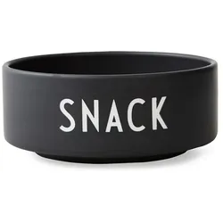 Design Letters - Snack Schale, schwarz / weiß