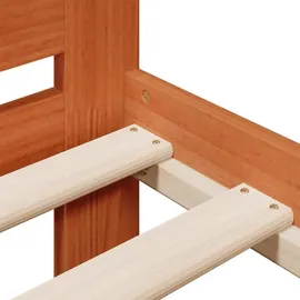 vidaXL Massivholzbett 180 x 200 cm Braun