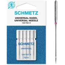 SCHMETZ | 10 Nähmaschinennadeln | Universal | 130/705 H | Nadeldicke 120/19 | auf jeder gängigen Haushaltsnähmaschine einsetzbar