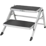 Brunner Ruckstep Doppeltrittstufe 61 x 60 x 20/40 cm Schwarz