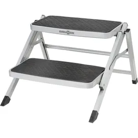 Brunner Ruckstep Doppeltrittstufe 61 x 60 x 20/40 cm Schwarz