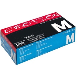 Efalock Emotion Vinyl-Handschuhe Schwarz Größe S