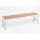 Sz-Metall Umkleidebank 150 x 42 x 30 cm grau