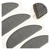 vidaXL Stufenmatte 56 x 17 cm Grau