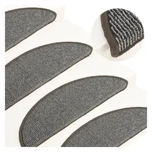 vidaXL Stufenmatte 56 x 17 cm Grau