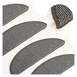 vidaXL Stufenmatte 56 x 17 cm Grau