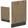 Vicco Unterschrank Frontblende R-Line 45 x 0 x 0 cm Braun