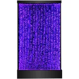 JVmoebel Trennwandplatten Trennwand Regal Schrank Wasserwand Säule Wände LED Wasserwände, Made in Europa weiß
