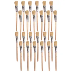 varivendo Pinsel Set 24 Stück Emaillelackpinsel 20/5 Malerpinsel Lackierpinsel Flachpinsel für Lack Farbe Emaille Renovierung Basteln Handwerk