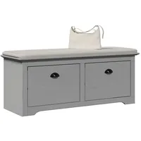 VidaXL Flurbank BODO Grau 114x40x45 cm