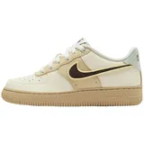 NIKE Air Force 1 LV8 GS Kinder-Sneaker, Lifestyle-Grade-Schul-Sneaker, modische Schuhe, Coconut Milk Barock Brown Sesam Seafoam, 40 EU - 40 EU