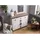 MASSIVMOEBEL24.DE Sideboard 120 x 90 x 45 cm Weiß