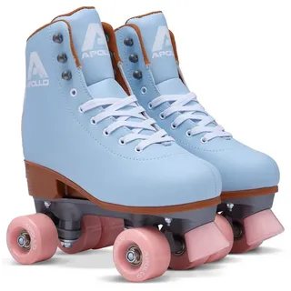 Apollo Rollschuhe Kinder und Erwachsene BLAU|rosa 31/34