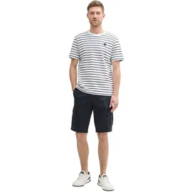 Tom Tailor Cargoshorts Sommerhose mit Taschen blau 31