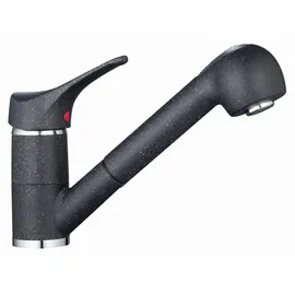 Wagner Einhebelmischer mit Brause Granit Schwarz