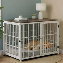 Bingo Paw Hundekäfig Möbel XL 107x71x81 cm Weiß