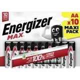 Energizer Max Mignon (AA)-Batterie Alkali-Mangan 1.5 V 10 St.
