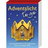 Kaufmann Ernst Vlg GmbH Adventslicht - to go. Ein Adventskalender aus 24 vorgestanzten Teilen (Adventskalender für Erwachsene: zum täglich Basteln)
