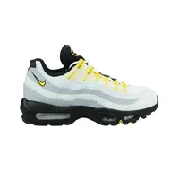 Nike Herren Air Max 95 Sneaker, White/Tour Yellow-Black-Wolf Grey, 44.5 EU - 44.5 EU