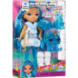 MGA Entertainment Rainbow High Littles Rainbow Fantasy Fairies Doll- Sapphire (blue)